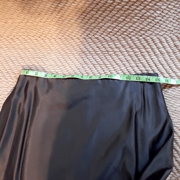 J S COLLECTION PETITE 3 PIECE SKIRT SUIT WOMEN BEADED DARK GRAY EXTRA LONG SKIRT - Picture 12 of 16